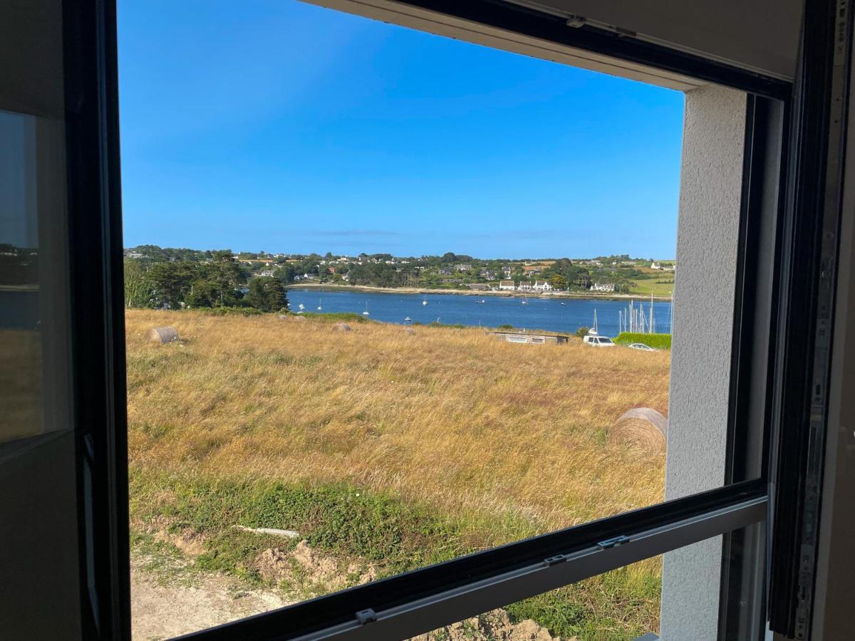 Ty Nevez - Jolie Maison Neuve Avec Petite Vue Mer Saint-Pabu  Exteriör bild
