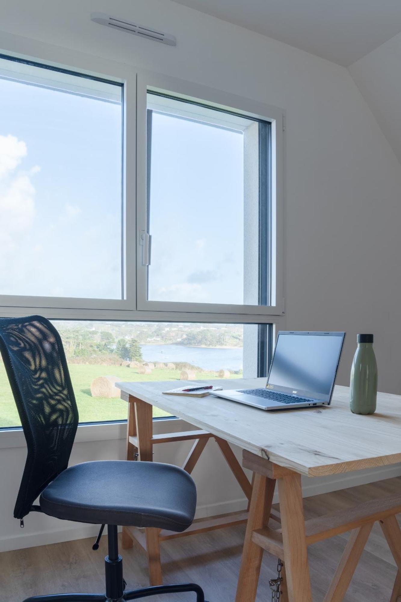 Ty Nevez - Jolie Maison Neuve Avec Petite Vue Mer Saint-Pabu  Exteriör bild