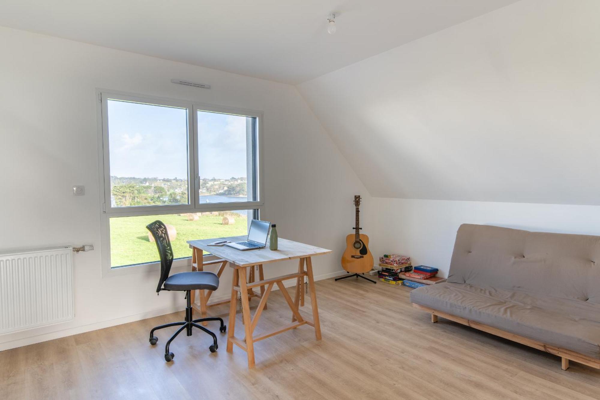 Ty Nevez - Jolie Maison Neuve Avec Petite Vue Mer Saint-Pabu  Exteriör bild